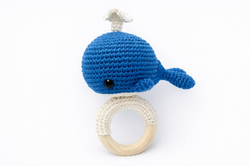 Nertas barškutis "Banginukas"