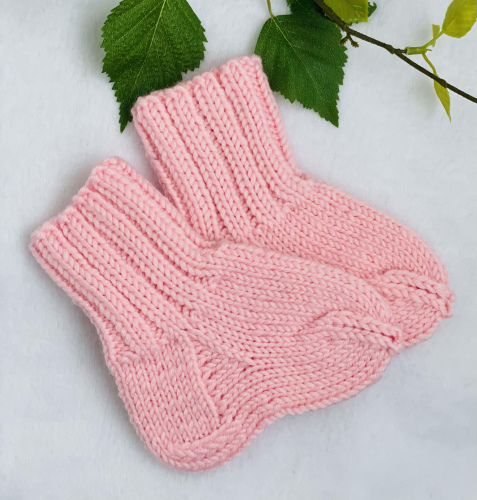 Merino vilnos kojinytės (rožinės) 