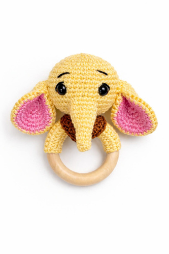 Nertas barškutis "Drambliukas"   