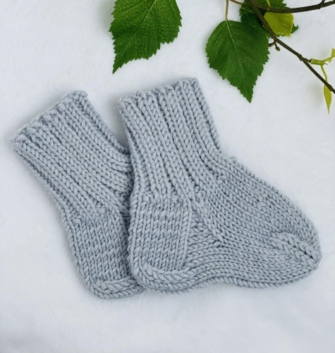 Merino vilnos kojinytės (šviesiai pilkos)