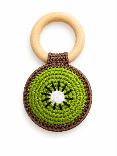 Nertas barškutis "Kiwi puselė" (1)
